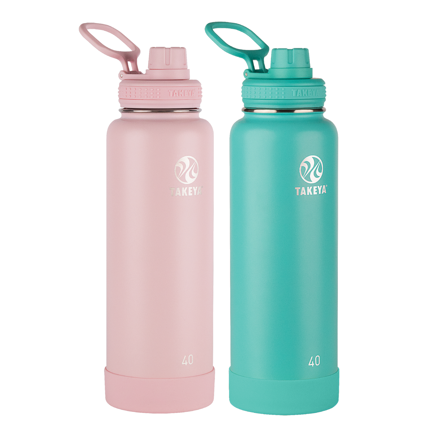 40oz Blush/Teal