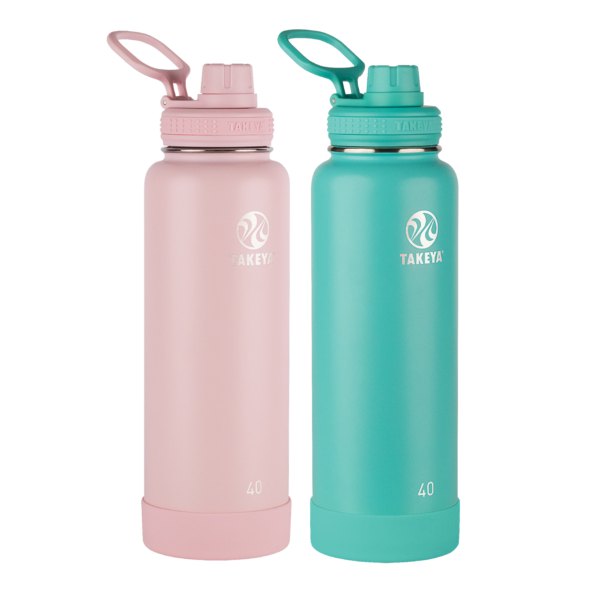 40oz Blush/Teal